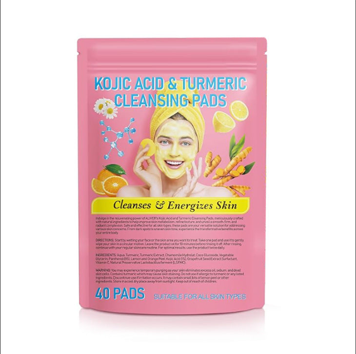 JCM-111PAD-24  Turmeric Cleansing Pad Compressed Turmeric Kojic Acid