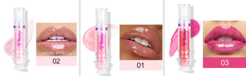 JC-241231MUP-032  New Tube Lip Rich Lip Color Slightly Spicy Lip Honey Lip Glass Mirror Face Lip Mirror Liquid Lipstick