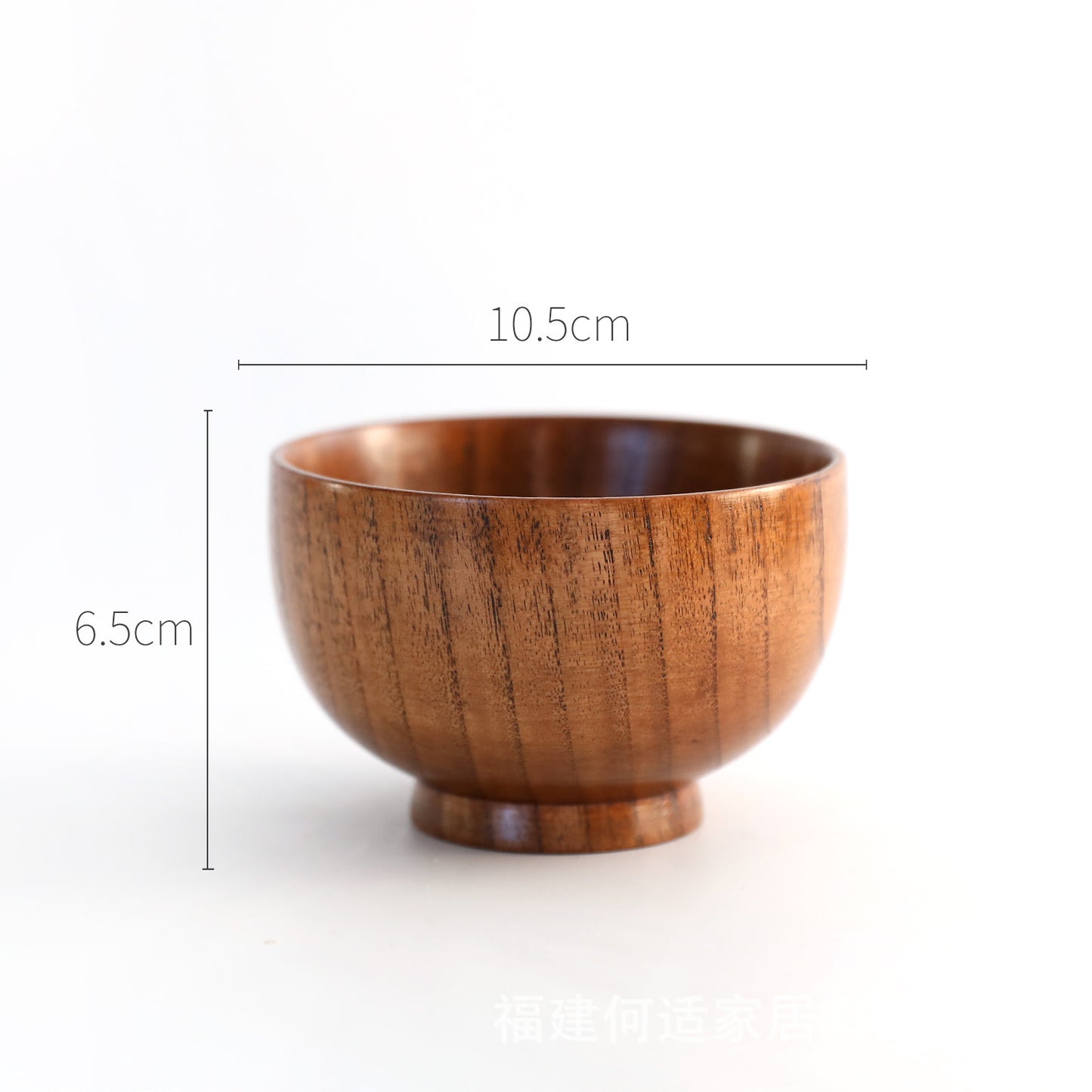 JC-250101DNW-001  Wooden Bowl Japanese Style Wood Rice Soup Bowl Salad Bowl Food Container Large Small Bowl for Kids Tableware Wooden Utensils