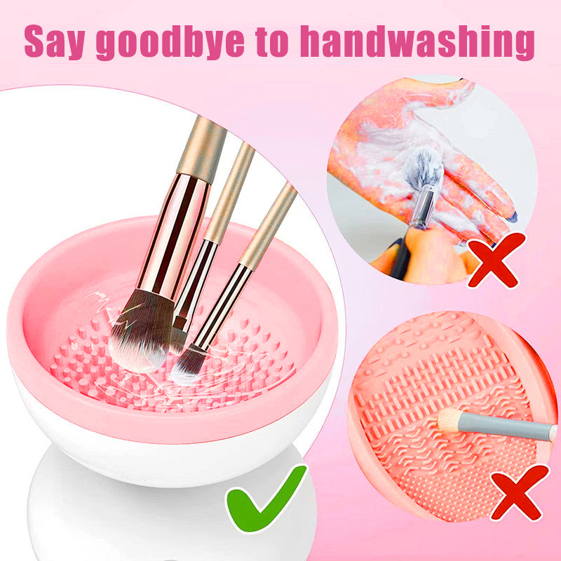 JC-241228BUT-047  Portable USB Makeup Brush Cleaner Machine Electric Cosmetic Brush Cleaning Washing Tools Automatic Clean Makeup Brushes