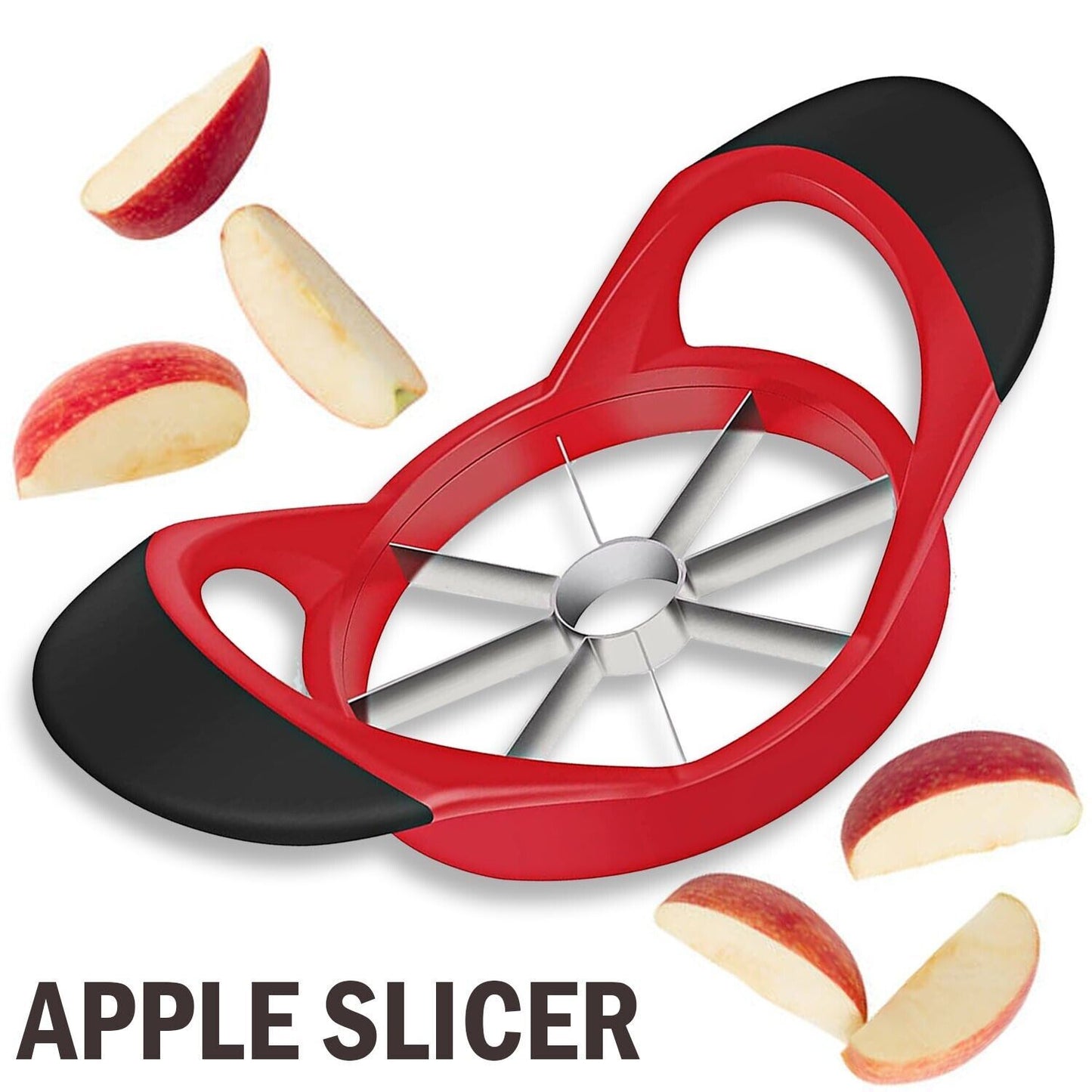 JC-241226KCT-037  Apple Corer And Slicer - Stainless Steel Apple Corer Kitchen Tool