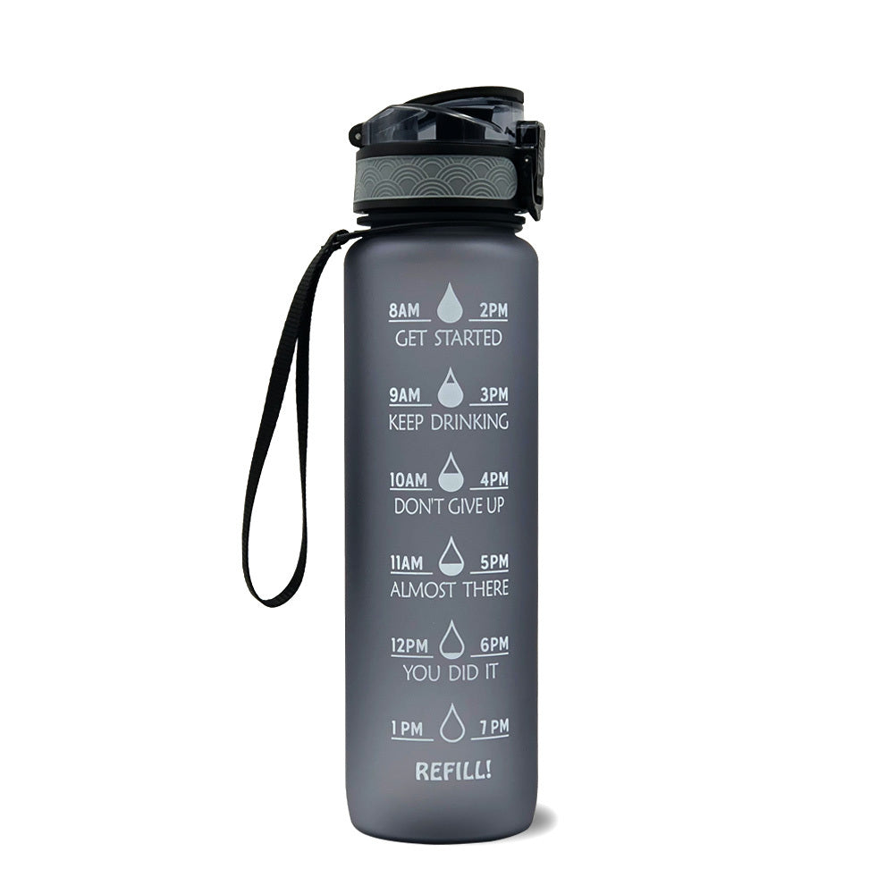 JC-250103DWR-070  10 00Ml Sports Water Bottle Gradient Plastic Water Cup