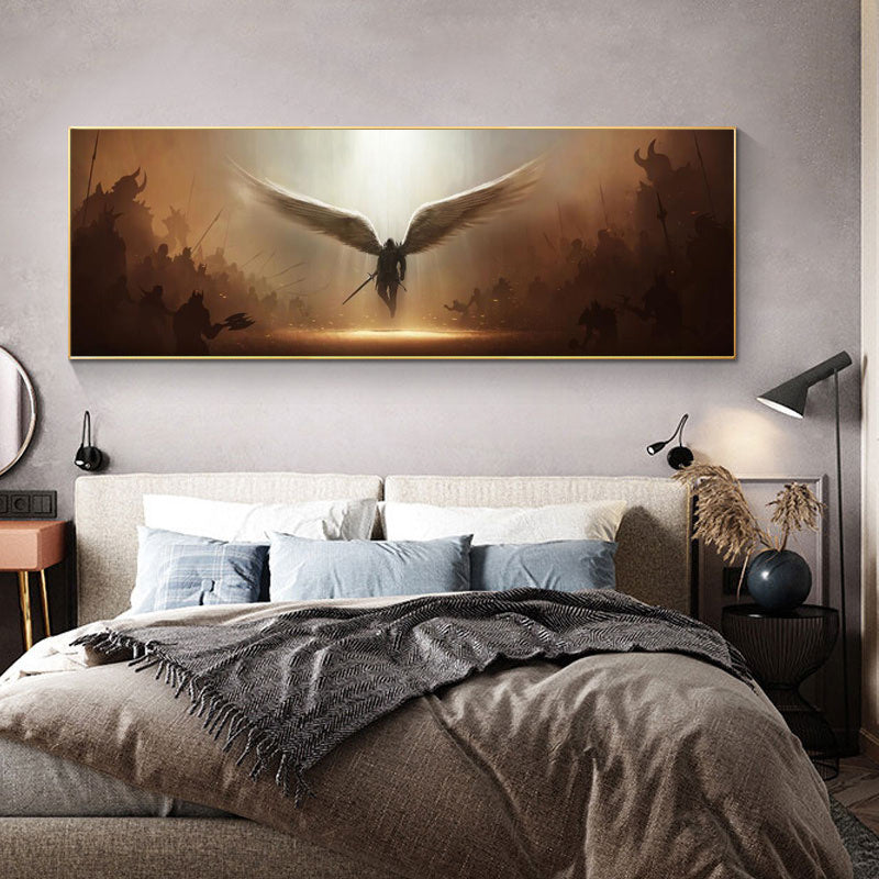 JC-250104PNT-023  Angel Of Justice Wall Art Poster Canvas Painting