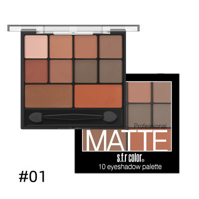 JC-241231MUP-078  Eyeshadow Palette Pumpkin Smoky Makeup Nude Makeup Europe And America