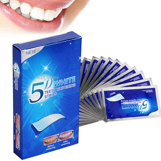 JC-250106ORL-067  5D Gel Teeth Whitening Strips White Tooth Dental Kit Oral Hygiene Care Strip For False Teeth Veneers Dentist Seks Whiten Gel