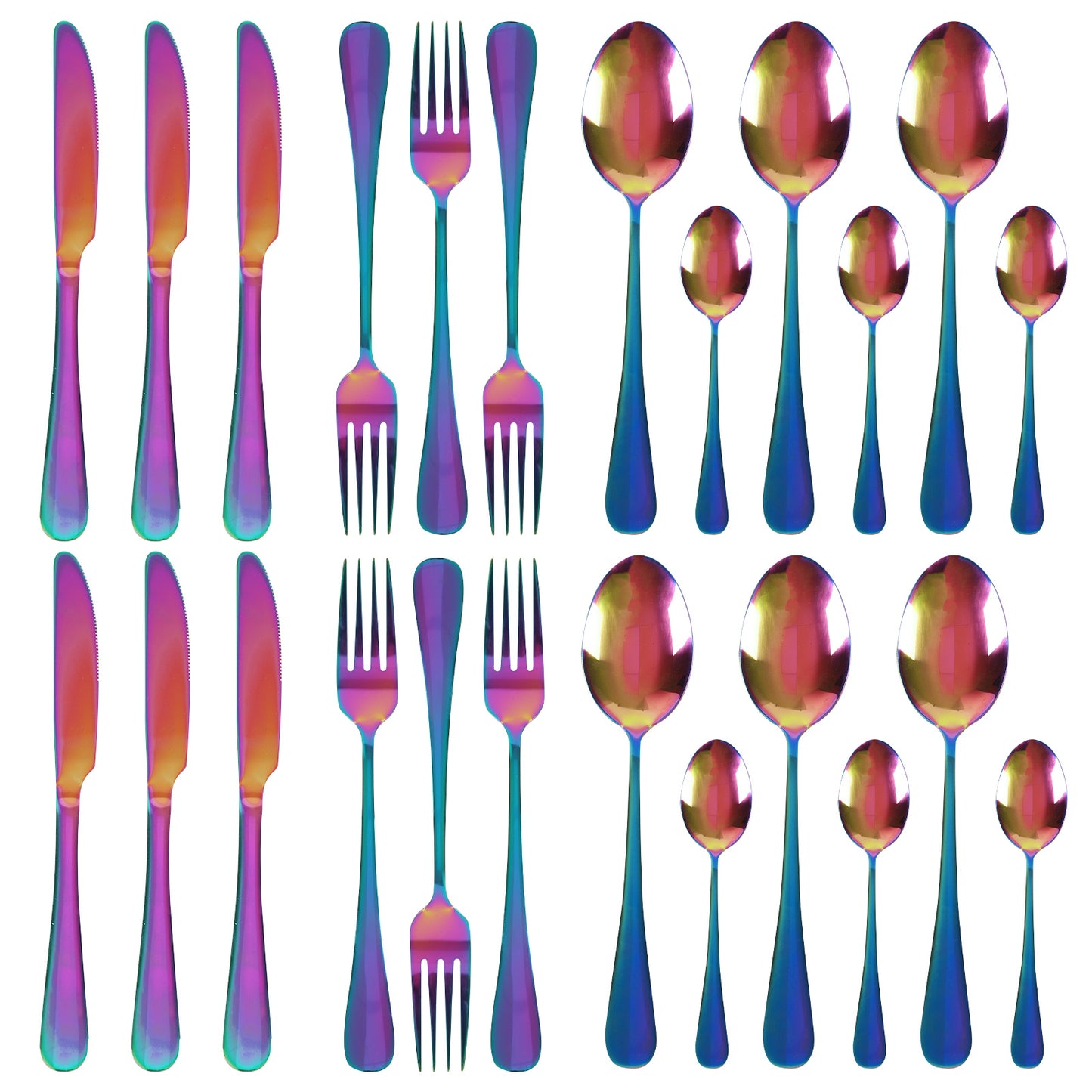 JC-250101DNW-002  High-end tableware 24 piece set