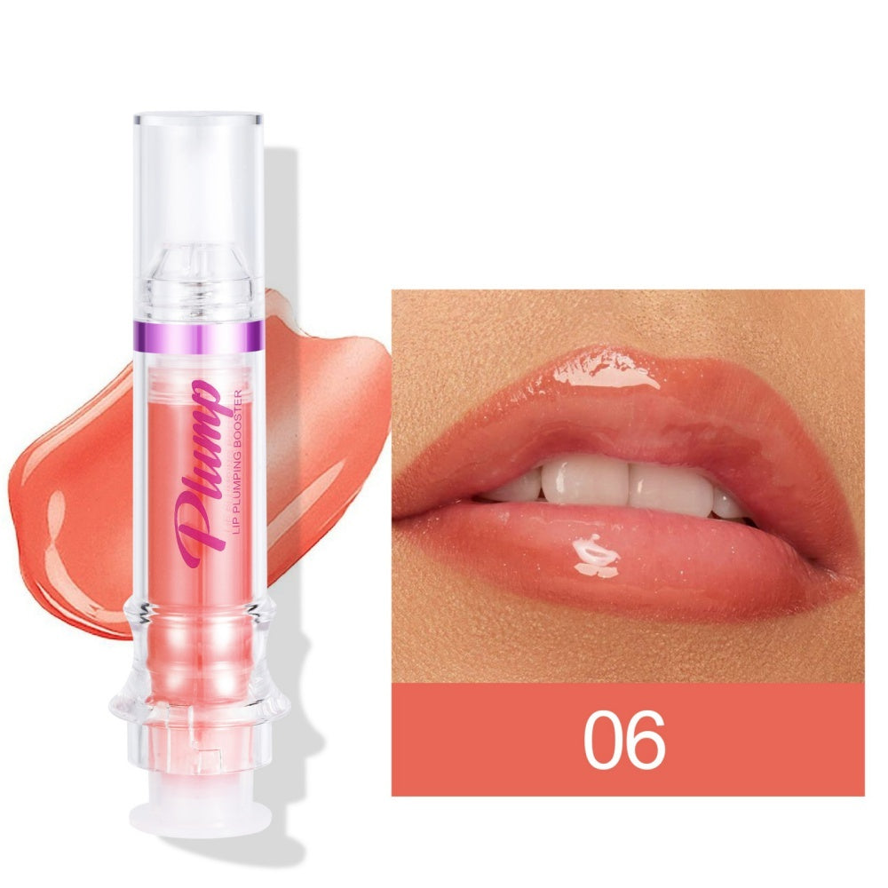 JC-241231MUP-032  New Tube Lip Rich Lip Color Slightly Spicy Lip Honey Lip Glass Mirror Face Lip Mirror Liquid Lipstick