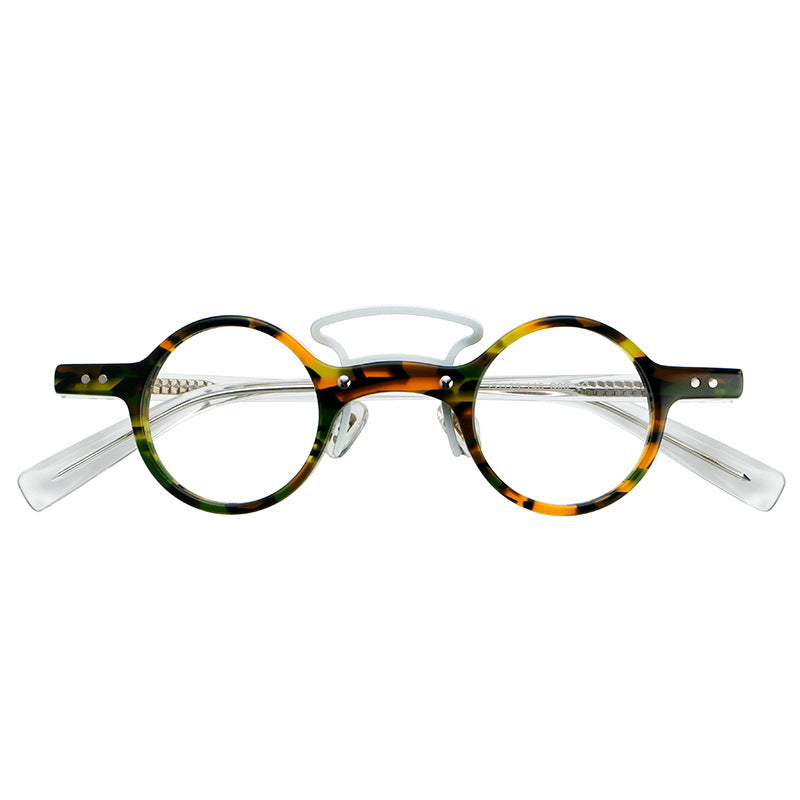 JC-250105MGL-037  Plate Glasses Retro Frame Japanese Small Round Rim