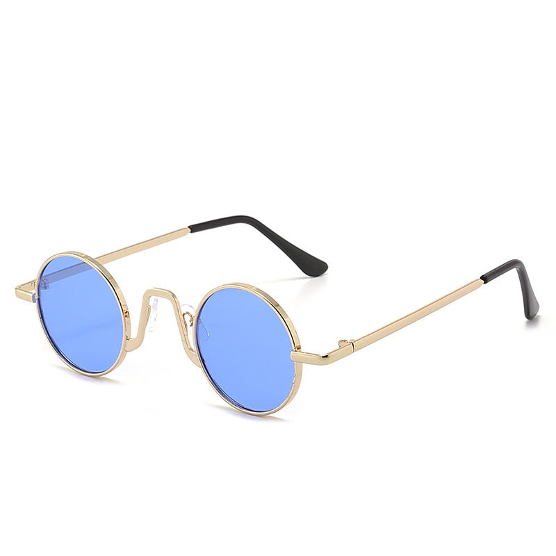 JC-250105MGL-029  Retro Hip Hop Sunglasses Small Frame Round