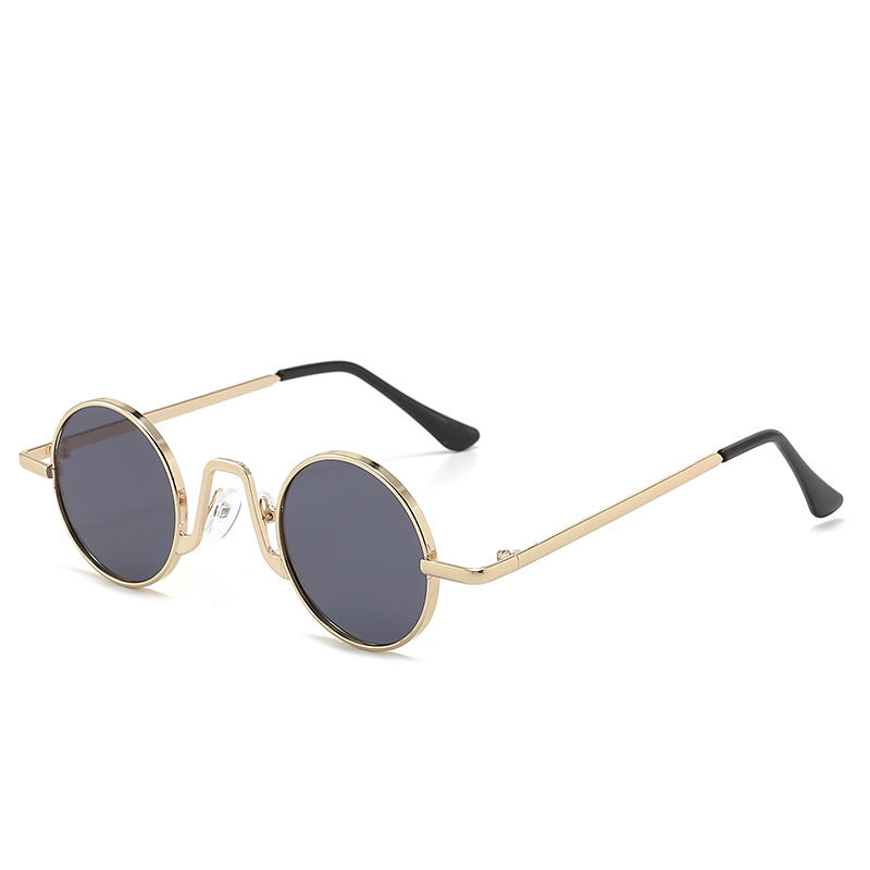 JC-250105MGL-029  Retro Hip Hop Sunglasses Small Frame Round