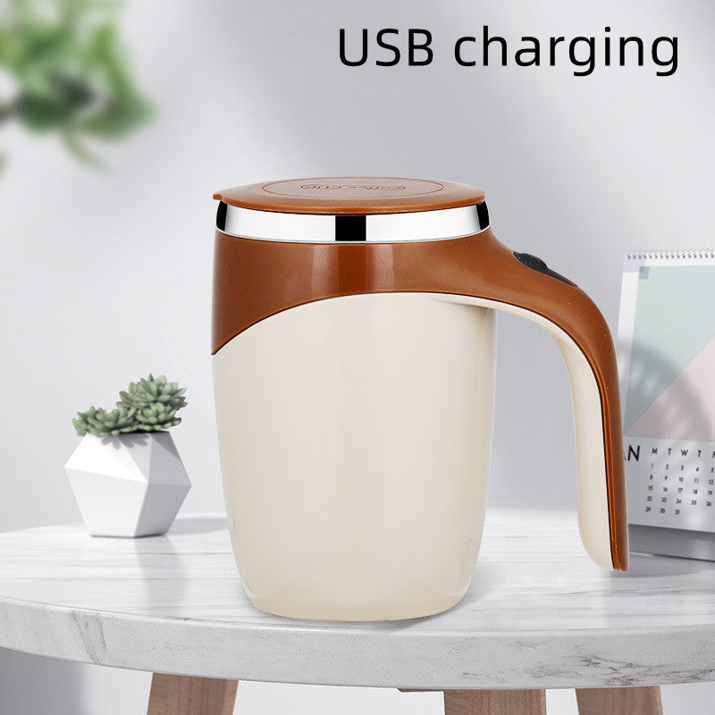 JC-250103DWR-028  Rechargeable Model Automatic Stirring Cup Coffee Cup High Value Electric Stirring Cup Lazy Milkshake Rotating Magnetic Water Cup