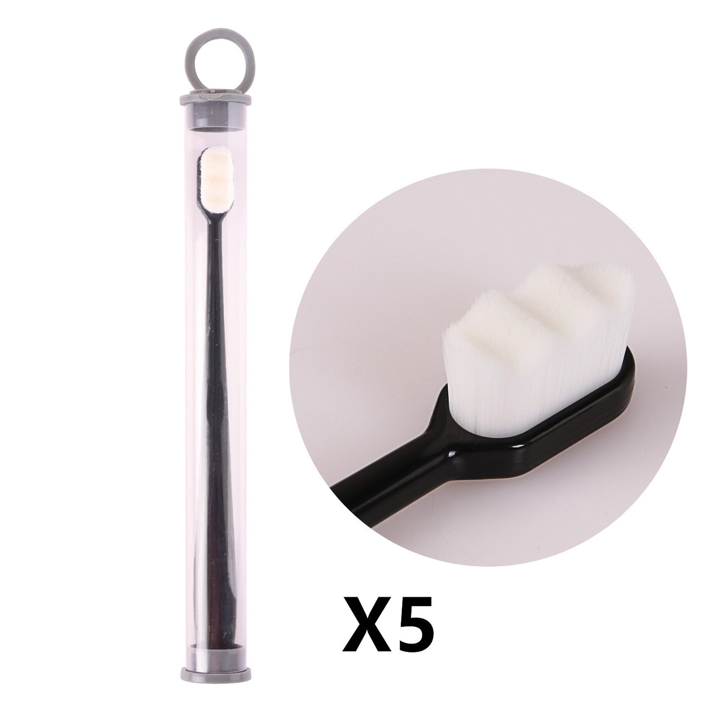 JC-250106ORL-044  Ultra-fine Toothbrush Super Soft Bristle Deep Cleaning Brush Portable For Oral Care Tools Teeth Care Oral Cleaning Travel