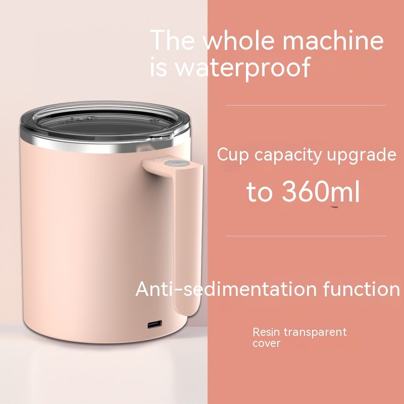 JC-250103DWR-021  Portable Smart Magnetic Automatic Mixing Coffee Cup Rechargeable Rotating Home Office Travel Stirring Cup