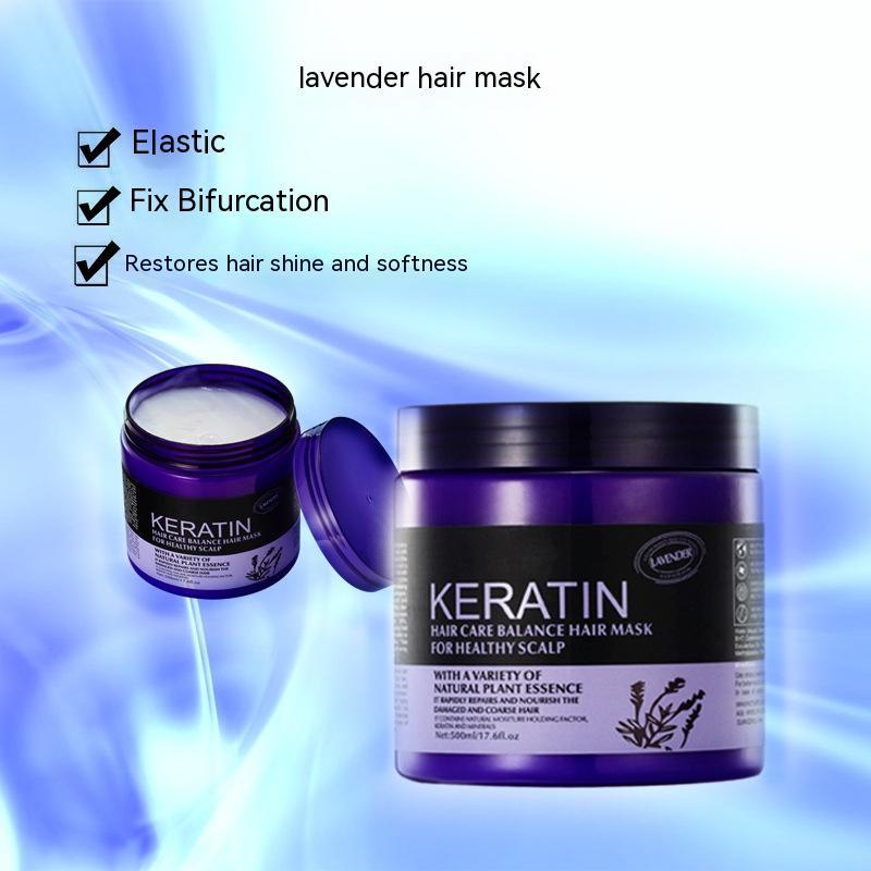 JC-250104HRC-079  Lavender Non-Steamed Hair Care Nutrition Hair Mask Multi-Effect Repair Manic Soft Hair Treatment Skin care lotion