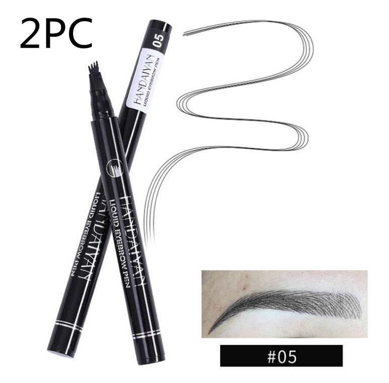 JC-241231MUP-080  Microblading Eyebrow Pencil Waterproof Fork Tip Tattoo Pen Tinted Fine Sketch Eye Brow Pencils Long Lasting Eyebrows