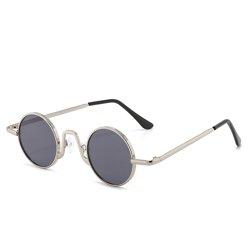 JC-250105MGL-029  Retro Hip Hop Sunglasses Small Frame Round