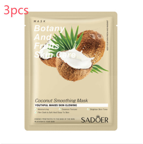 JCM-262MSK-24 SADOER Full English Fruit Plant Mask Hydrating