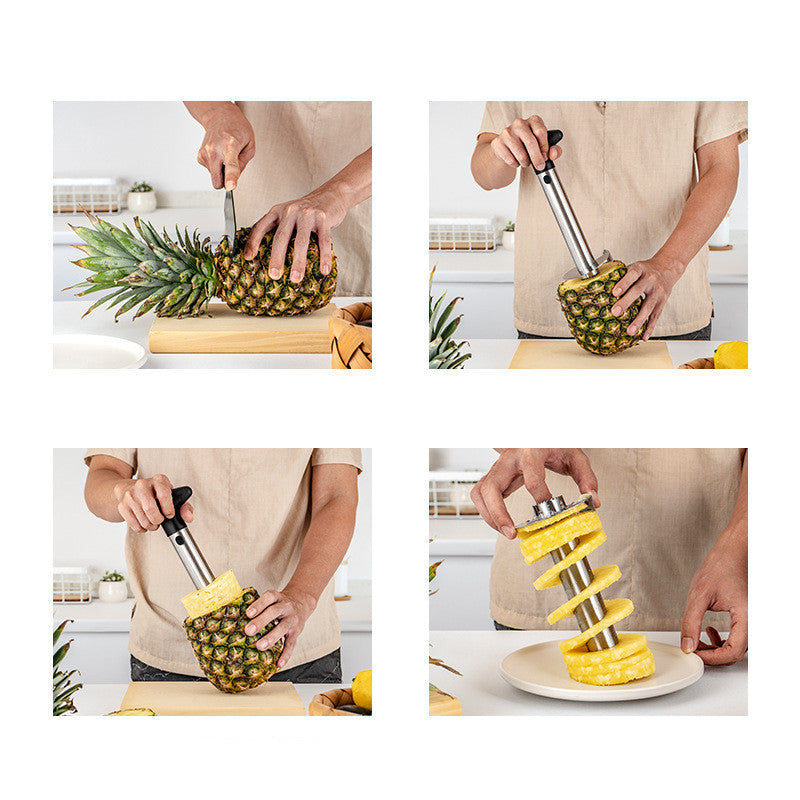 JC-241226KCT-036  Rotary Stainless Steel 304 Pineapple Knife Peeler