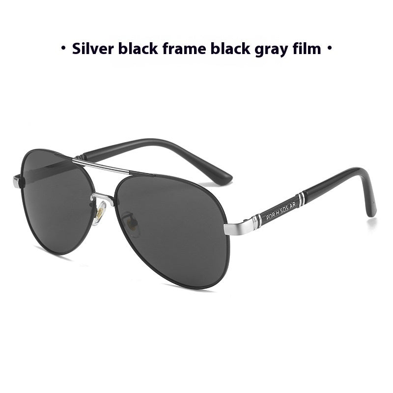 JC-250105MGL-036  Polarized Sunglasses Photosensitive Color Changing Men's Sunglasses