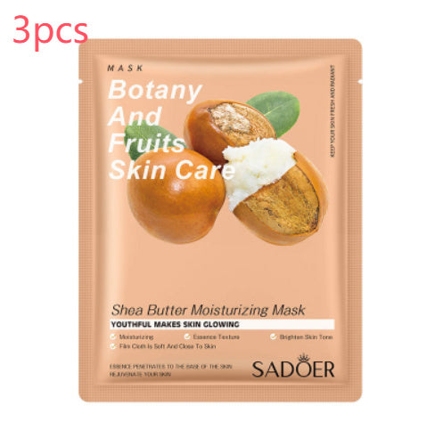 JCM-262MSK-24 SADOER Full English Fruit Plant Mask Hydrating