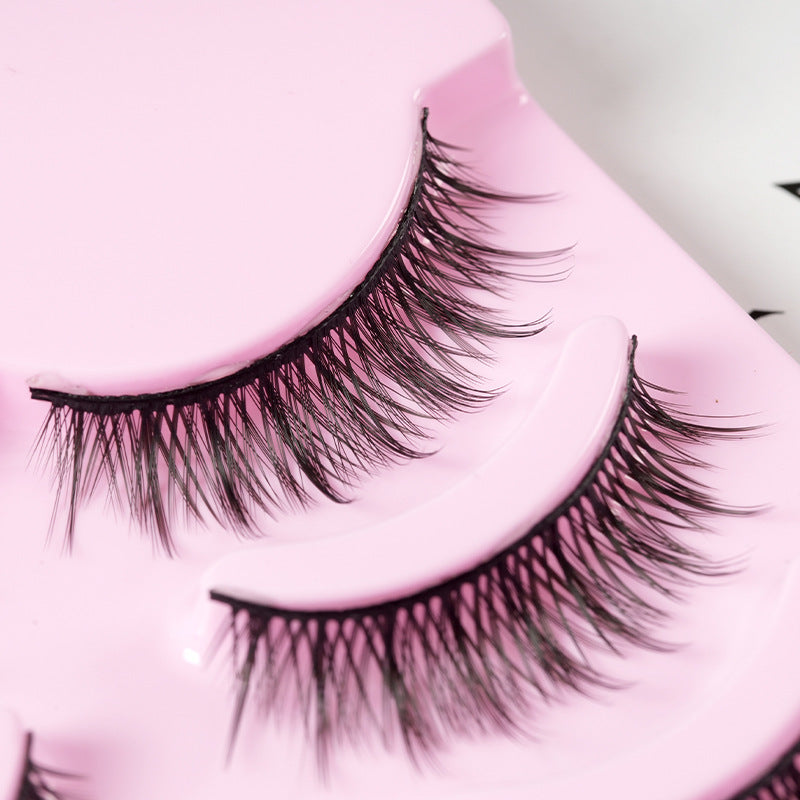 JC-241231MUP-016  5 Pairs Manga Lashes New Arrival Anime Cosplay Natural Wispy  Korean Makeup Artificial False Eyelashes