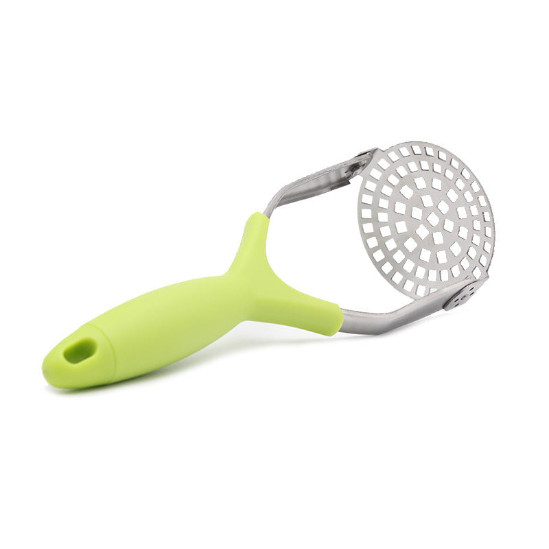 JC-241226KCT-030  Potato Masher Mud Pressure Machine Juice Pusher Stainless Steel Salads Chopper Fruit Vegetable Tools Kitchen Gadgets Crusher