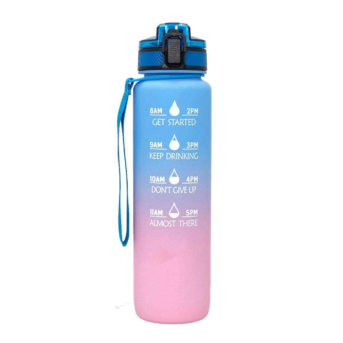 JC-250103DWR-070  10 00Ml Sports Water Bottle Gradient Plastic Water Cup