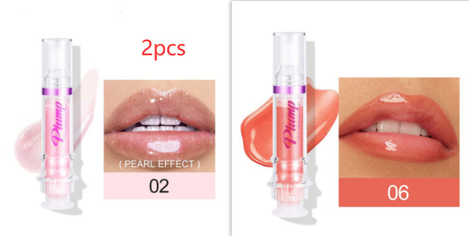 JC-241231MUP-032  New Tube Lip Rich Lip Color Slightly Spicy Lip Honey Lip Glass Mirror Face Lip Mirror Liquid Lipstick