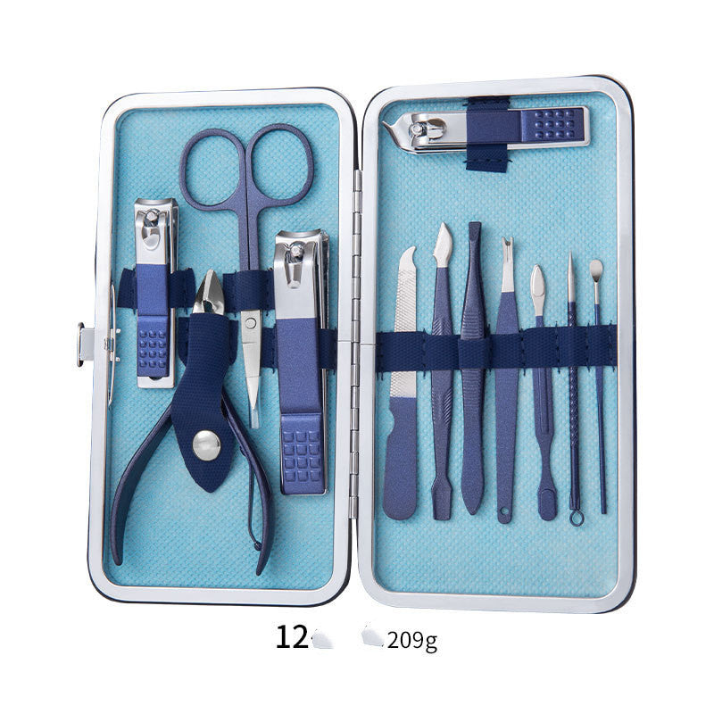 JC-241228BUT-023  Professional Scissors Nail Clippers Set Ear Spoon Dead Skin Pliers Nail Cutting Pliers Pedicure Knife Nail Groove Trimmers