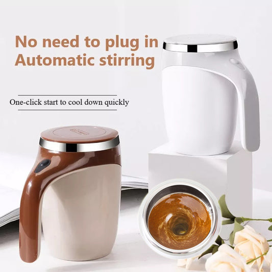 JC-250103DWR-028  Rechargeable Model Automatic Stirring Cup Coffee Cup High Value Electric Stirring Cup Lazy Milkshake Rotating Magnetic Water Cup