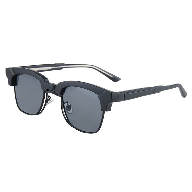 JC-250105MGL-008  European And American Fashion Metal Sun Glasses Men