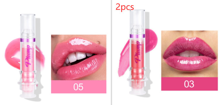 JC-241231MUP-032  New Tube Lip Rich Lip Color Slightly Spicy Lip Honey Lip Glass Mirror Face Lip Mirror Liquid Lipstick