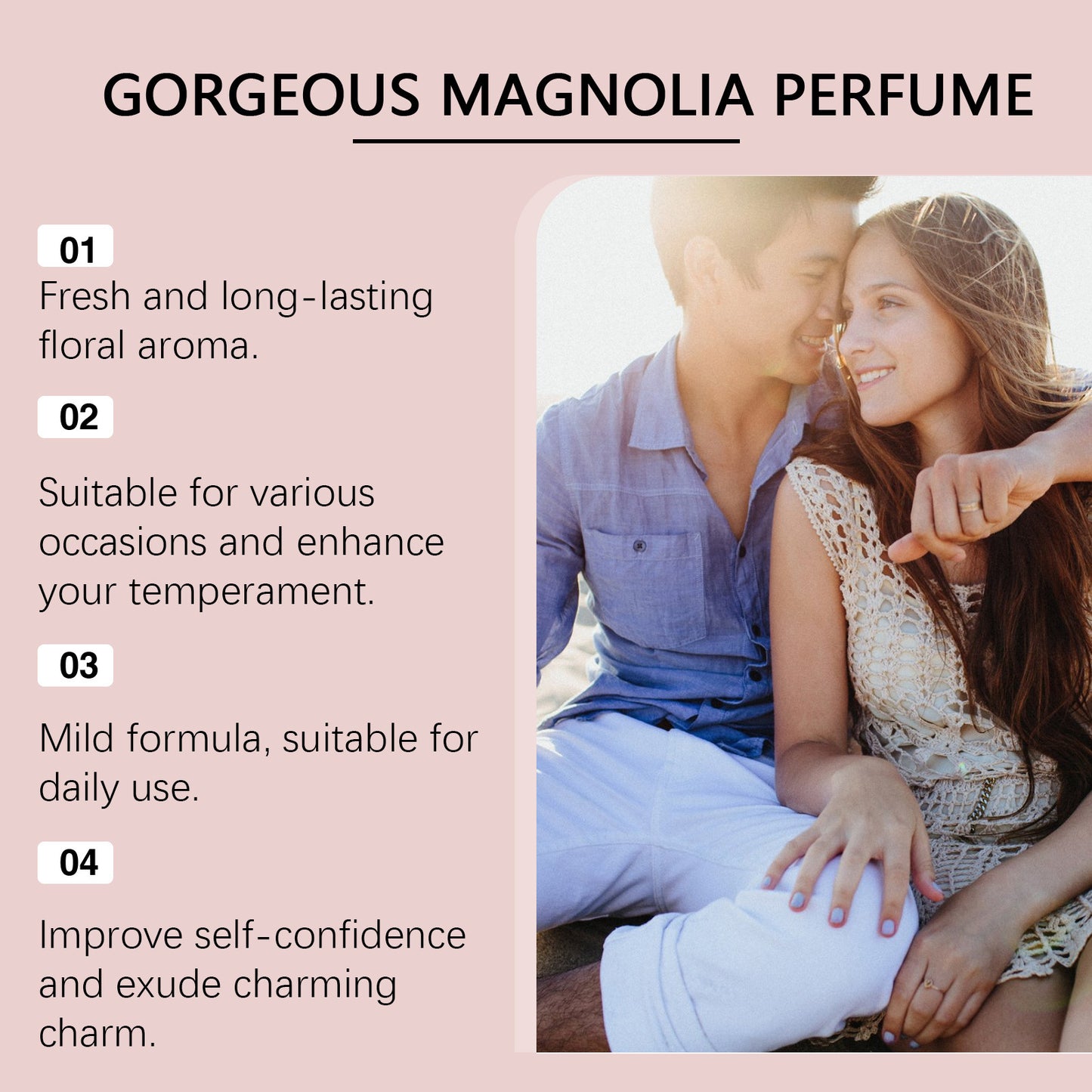 JC-241226FFG-039  Magnolia Flower Perfume Behind The Ear Elegant