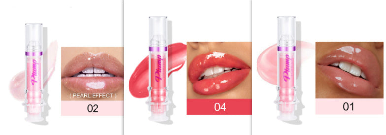 JC-241231MUP-032  New Tube Lip Rich Lip Color Slightly Spicy Lip Honey Lip Glass Mirror Face Lip Mirror Liquid Lipstick